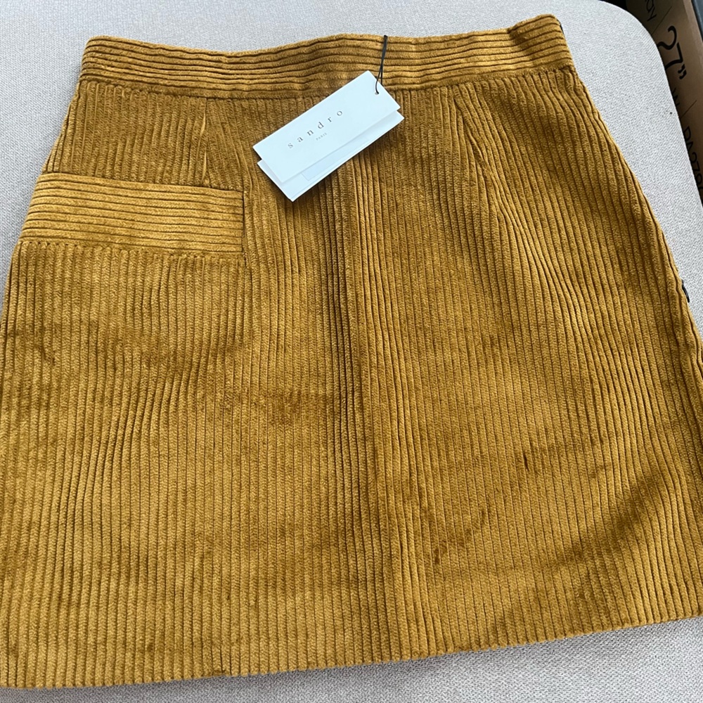 Sandro Paris Camel Skirt
